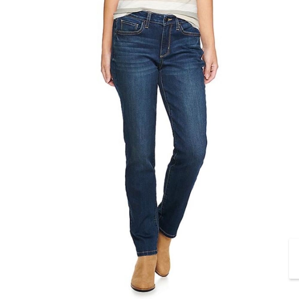 Sonoma Straight/High-Waisted/Curvy